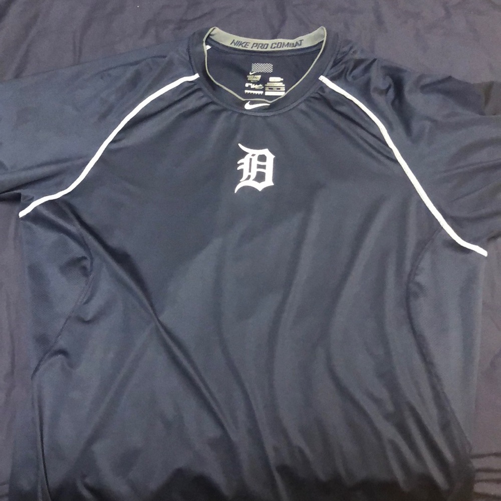 Nike Pro combat Fitted Tigers shirt.
